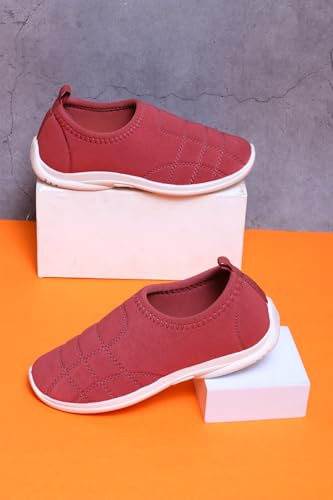 Image of ATHCO Womens Softy Shoes for Woman Women Shoes with Memory Foam Comfort Walking Shoe for Women Slip on Shoe Woman for All Day Walking Lightweight Dailyuse ExtraSoft