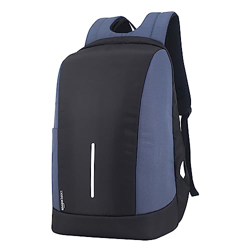 amazon basics Slope Laptop Bag/Office/College backpack for 15.6 inch laptop, Anti-Theft Design (23 L, Grey) - Image 5