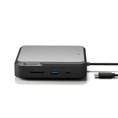 Estación de Acoplamiento Dual 4K ALOGIC HDMI con un diseño compacto y dos puertos de video 2