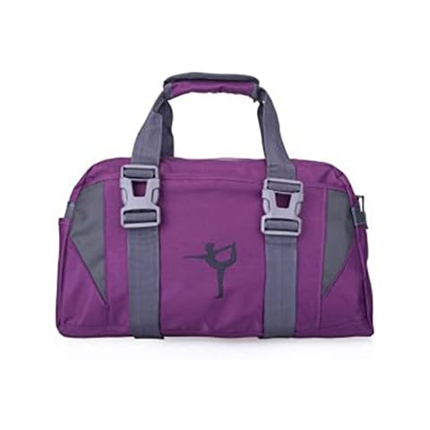 Sports Gym Bags for Women Yoga Bag Ballet Dance Duffle Bag for Girls Overnight Bags for Girls Weekend Bags, purple, L, Sports Storage Bag Cover