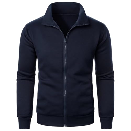 Veste à zip col mao confortable pour vos sorties de week-end