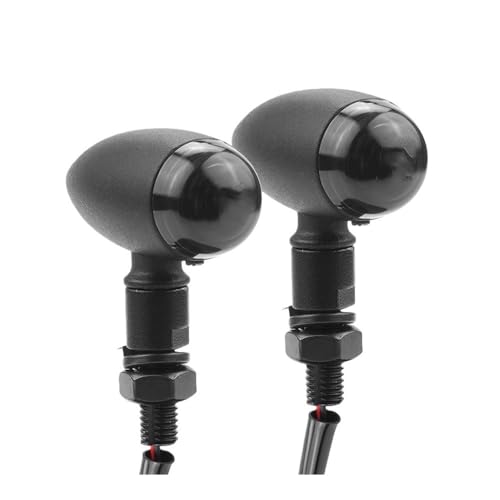 Clignotants de moto en métal robuste 10mm et lampe incandescente 12V