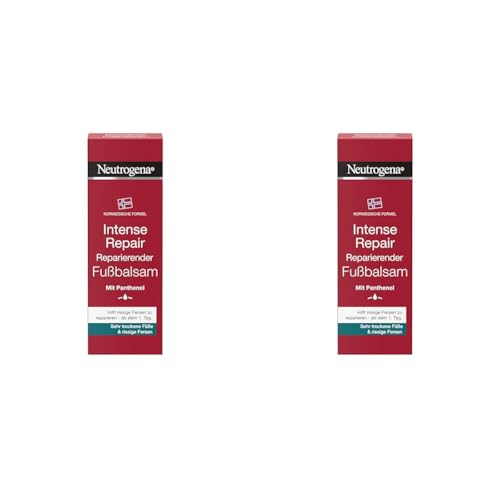 Neutrogena Norwegische Formel Fußpflege, Schrunden Salbe bei rissigen Fersen, 50ml (Packung mit 2)