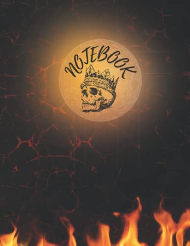 A blazing fire book to jot down your thoughts: 8.5 × 11 cm / 120 pages / cover glassy netbook