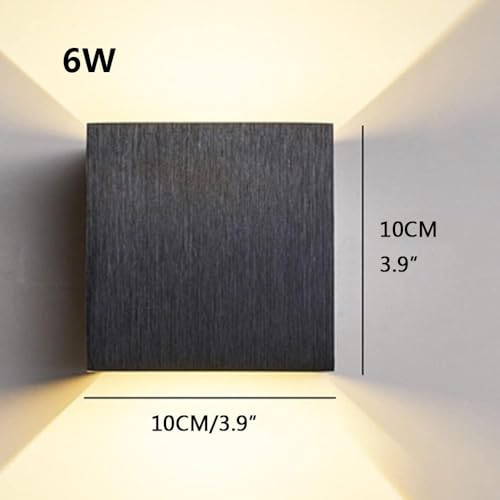 Lámpara de pared de aluminio con luces LED decorativas para pasillos interiores 3