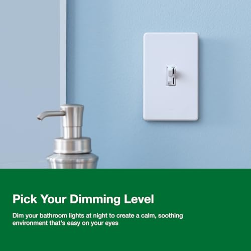 Lutron AYCL-153P-WH Ariadni Single Pole/3-Way CFL/LED Dimmer, White, 150-watt by Lutron - Image 5