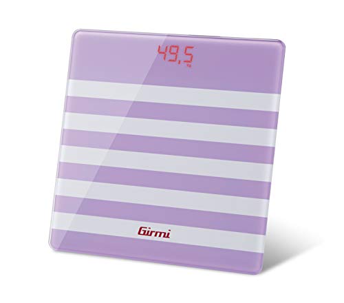 Girmi BP21 Pèse-personne Numérique, Verre, Fuchsia