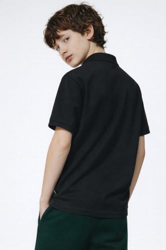 Image of Alan Jones Clothing Boy's Cotton Regular Fit Polo T-Shirt