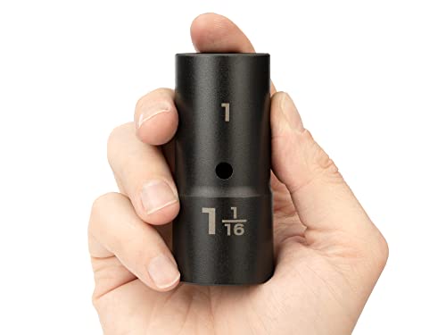 Image of TEKTON 1 /2 Inch Drive 1 x 1-1 /16 Inch Impact Flip Socket | SIF21011