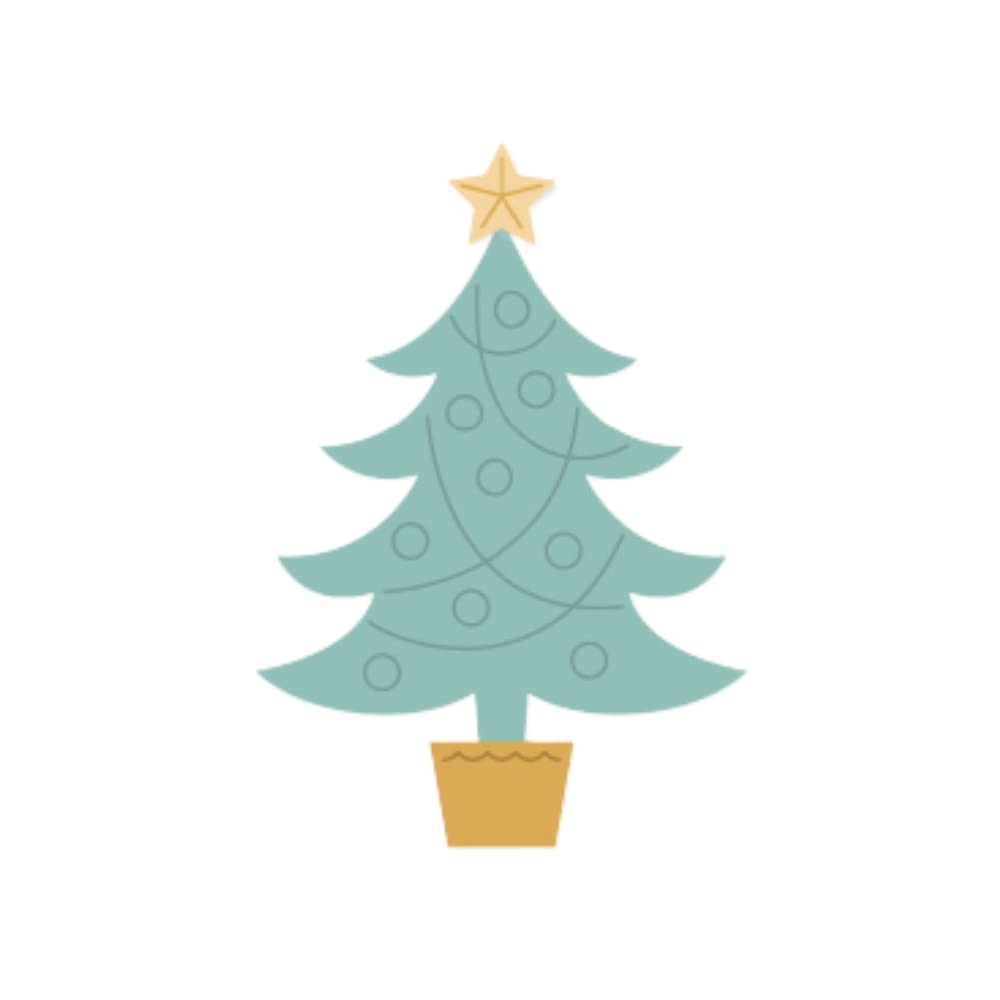 Craftelier - Mini Cutting Dies for Card Making, Scrapbooking and Craft Projects and Creations | Christmas Tree Shape - Approximate Cutting Size: 1.4 x 1.6 inches