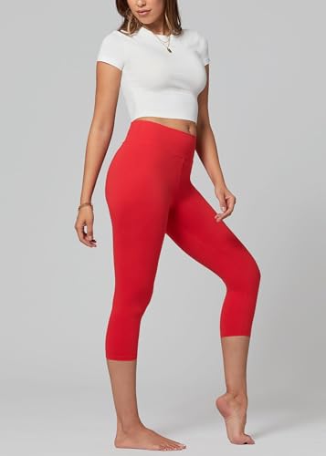 Image of Conceited High Waist Leggings in Shorts, Capri and Full Length - Buttery Soft - 3 inch High Waistband - Regular and Plus Size