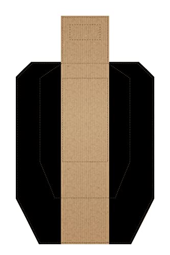 Image of Official USPSA /IPSC Cardboard Targets, Competition Torso, Silhouette Shooting, Cardboard Target. Made in USA