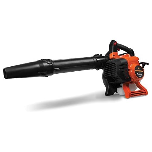 Remington RM2BL Ambush 27cc Full Crank 2-Cycle 2-in-1 Handheld Gas Powered Leaf Blower - Handheld Gasoline Blower for Lawn Care with Vacuum Capability, Orange