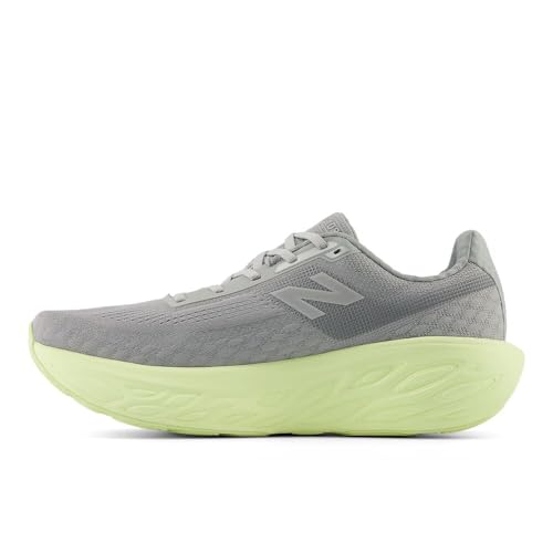 New Balance New Balance Men's Fresh Foam X 1080 V14 Running Shoe, Raincloud/Limelight/Silver Metalic, 7 M