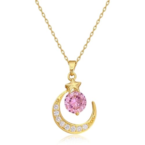 Genérico Collar Acero Titanio para Mujer | Acero Inoxidable Titanio Con Chapado En Oro | Colgante Forma Flor Bisutería Dorado - Para Mujer Chica Viaje Cita Baile Graduación
