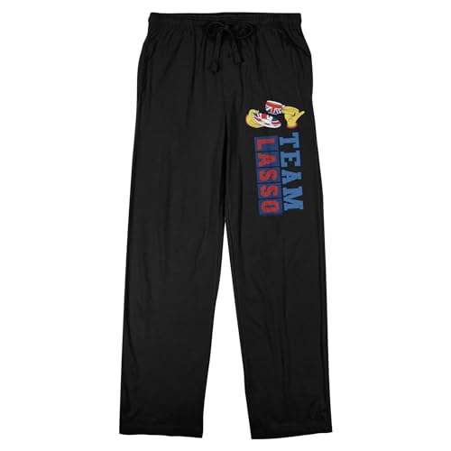 Bioworld Ted Lasso Team Lasso Men's Black Sleep Pajama Pants