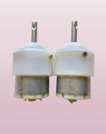 12v Gear Motor (Geared Motor) - 100 Rpm (Pack Of -2)