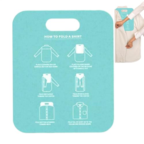 Planche pliante pour chemises - Organiseur de vêtements pliable pour t-shirts et chemises - Planche pliante pratique pour une de pliage facile et rapide - Aide à plier durable pour