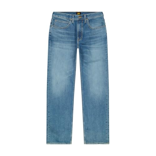 Tipo di elastico: low-stretch Lee Uomo Brooklyn Straight Jeans, Highland, 42W / 32L