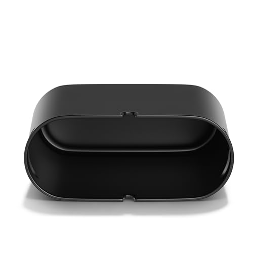 Image of SUBEKYU 2.3 Gal Bathroom Trash Can,Small Garbage Can for Kitchen,Black | Slim Rectangular Waste Bin,Heavy-Duty Plastic Garbage Can with Detachable Inner Liner