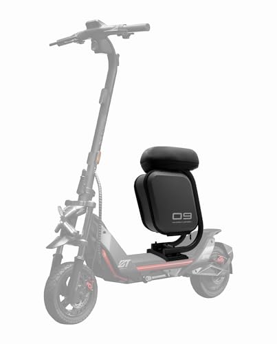 Multi-Functional Scooter Seat with 10L Large Storage Space Bag Compatible with Segway Ninebot ZT3 Pro Kickscooter, Thickened Soft Seat Cushion ZT3 Seat & Bag Attachment Original Parts