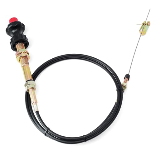 GLOXTED VCGTX06 6FT Adjustable Lock Throttle Cable Replacement for Vernier Adjustable Locking Cable 6-Foot Used for Tractors, Dump Truck, Trailers and More, for Household and Industrial