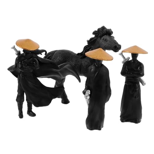 TOYANDONA 4pezzi Statuette in Miniatura Decorazioni Per Ufficio in Casa Artistici Modelli Micro Paesaggi Mini Decorazioni Per Scrivania Oggetti Artistici in Miniatura