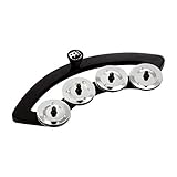 4 pares de sonajas Meinl Percussion BBTA1-BK tiempo adicional pandereta