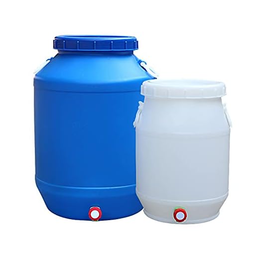 liangzishop 2-delad komposter – överdimensionerad 15,8 gallon kompostlåda med lock, komposthink för kök och trädgård, komposthink med filter, vit och blå