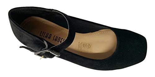 Sapato Feminino Boneca Sarah Calçados 880 (37, Preto Nobuck)