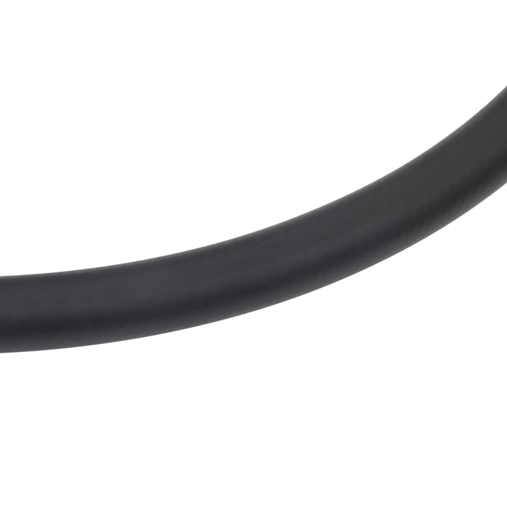 vidaXL Manguera de Aire Híbrida, Manguera Neumática, Manguera Resistente al Aceite Abrasión, Herramienta para Compresor, Caucho PVC Negro 15 mm 100 m
