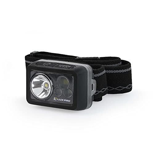 LUXPRO Bright Multi-Function 374 Lumen Waterproof LED Headlamp - Portable