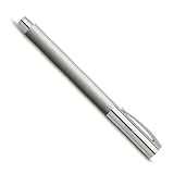 faber castell loom piano fountain pen review Puntera, capuchón y tapón en metal cromado pulido