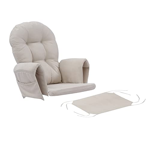 Image of Rejoice Home Atoll Glider Rocking Chair Replacement Cushion Set - Beige One Size