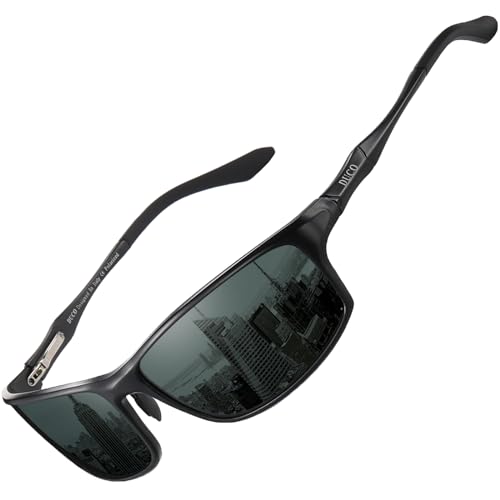 DUCO Polarized Sunglasses for Men 100% UV400 Protection Metal Frame Driving Men's Sun Glasses