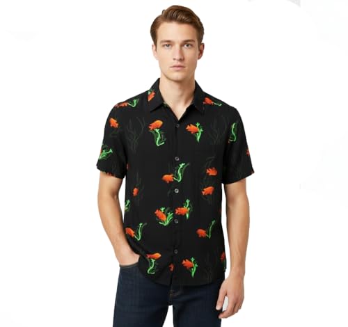 Image of Molokai Surf Button Down Slim Fit Hawaiian Short Sleeve Shirts