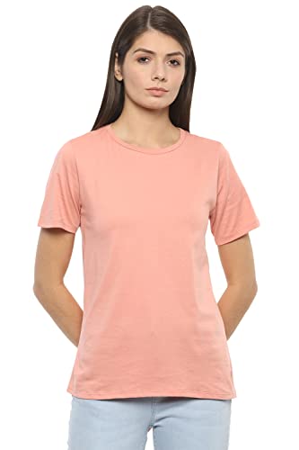 Image of Van Heusen Women's Solid Regular Fit T-Shirt
