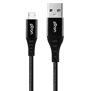 pTron Solero MB301 3A Micro USB Data & Charging Cable, Made in India, 480Mbps Data Sync, Strong & Durable 1.5-Meter…