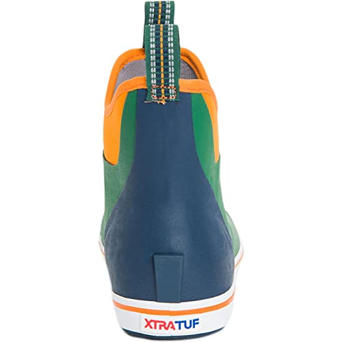 Xtratuf Men's 6 Inch Ankle Deck Boot, Dark Green, Size 12 #TOP4