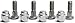 QuadBoss 85-1045 Wheel Stud and Nut Kit