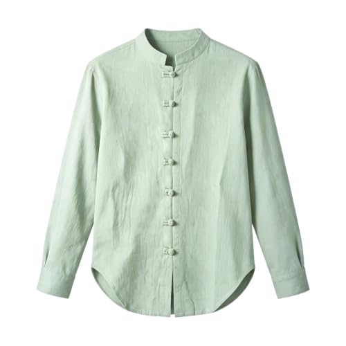 Chemise Tai Chi décontractée en chanvre pour vos séances de bien-être d'été
