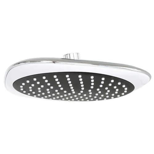 Sanlingo Duschkopf, 20 x 20 cm, Duschkopf für Regendusche, Duschbrause in Chrom-Optik, quadratischer Regenduschkopf, schwenkbar, 106 Wasserdüsen