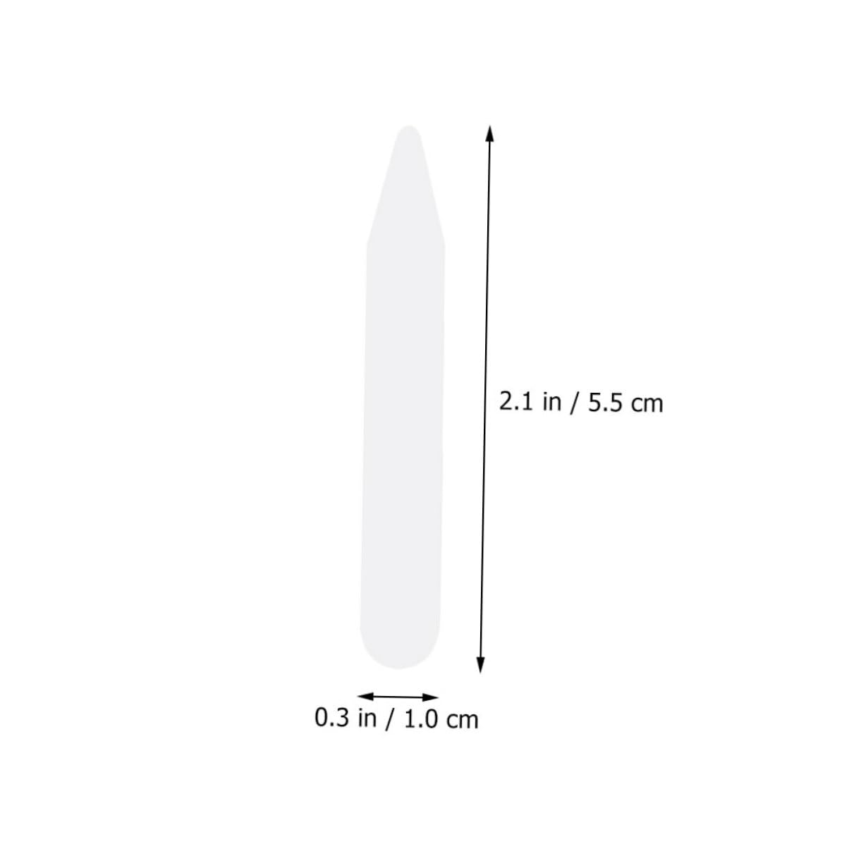 TOVINANNA 400pcs Shirt Collar Pin Men Suit Shirt Collar Support Inserts Stays Dress Shirt Extender White Male Formal Shirts Shirt Holders for Man Collar Neck The Pet Transparent