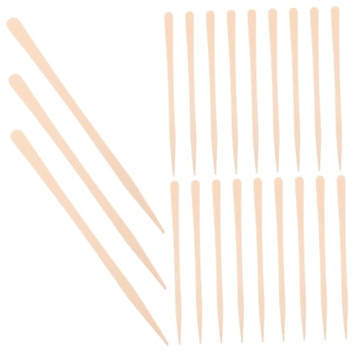 Didiseaon Nose Hair Wax Rods 100pcs Wooden Waxing Applicators Women Hairs Wax Applicator
