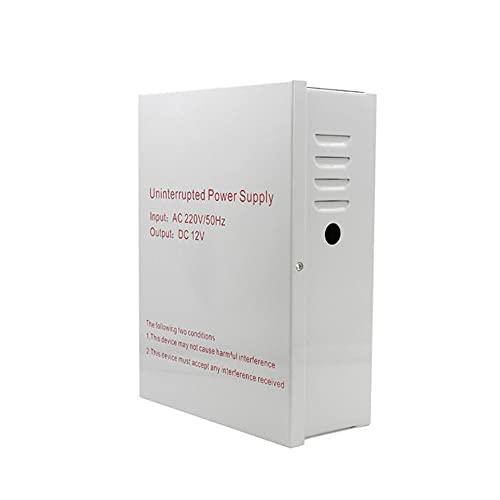 Ares Vision 12v 5 AMP Back Up Power Supply Transformer for Access Control Devices Such as Magnetic Locks, Electric Strikes, Motorized Drop Bolts (12V 5A w/Backup)