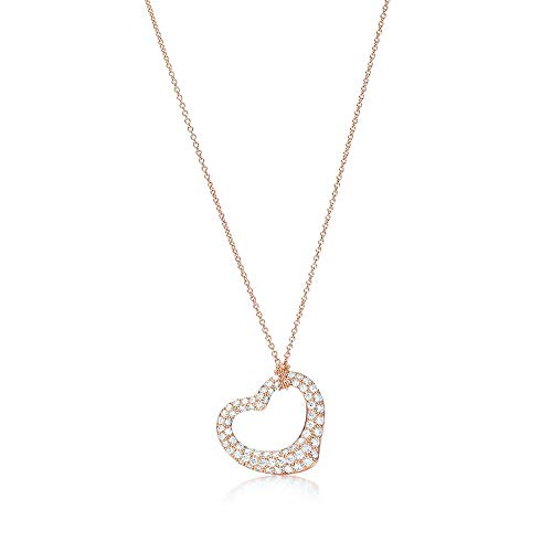 Collier d'amour en or rose et argent 925 anti-ternissement pour en finir avec les bijoux fragiles