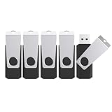 TOPESEL USB Flash Drive 5 Pack 16GB USB 3.0 Flash Drive Memory Stick USB Drive Thumb Drives USB Stick USB3.0 Thumb Drives (16GB 5PCS, Black)