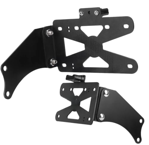 Support plaque d'immatriculation arrière moto R18 lumière LED