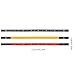 Shurhome Stretching Strap 8 Loop Yoga Straps for Stretching Elastic Stretch Strap Stretch Band for Exercise Yoga Fitness Gy