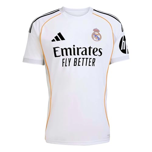 adidas 2025-26 Real Madrid Men's Stadium Home Soccer Jersey